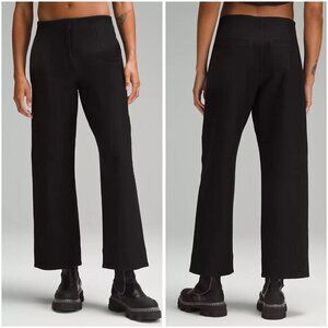 Lululemon Women's Utilitech Relaxed Mid-Rise Trouser Pants 7/8 Length in Black 4